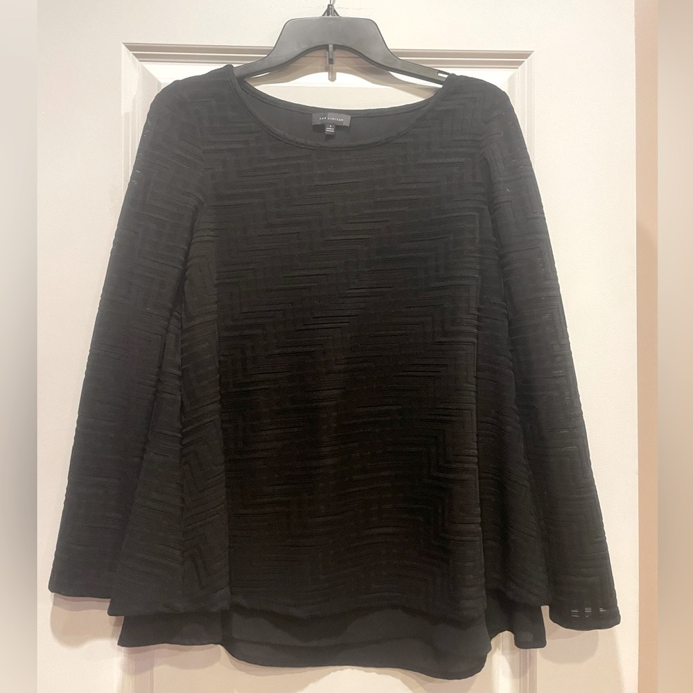 The Limited black blouse. Size small.
